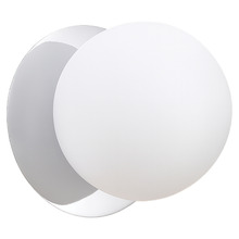 Lassie Opal Frosted Glass Warm White LED Outdoor Wall Light